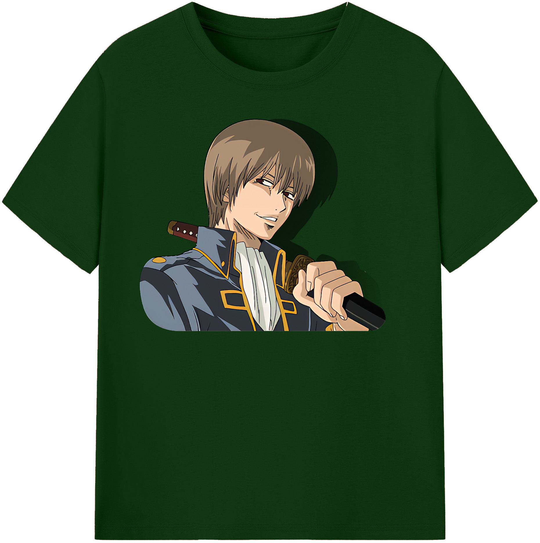 （画像用） ぎんたま 坂田銀時（さかたぎんとき） 神楽 志村新八（しむら しんぱち） GINTAMA Sakata Gintoki Kagura Shimura Shinpachi 綿100％半袖Tシャツ（フロントプリント）